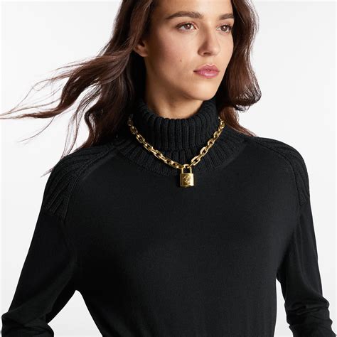 collana louis vuitton|LV Edge Cadenas Necklace S00 .